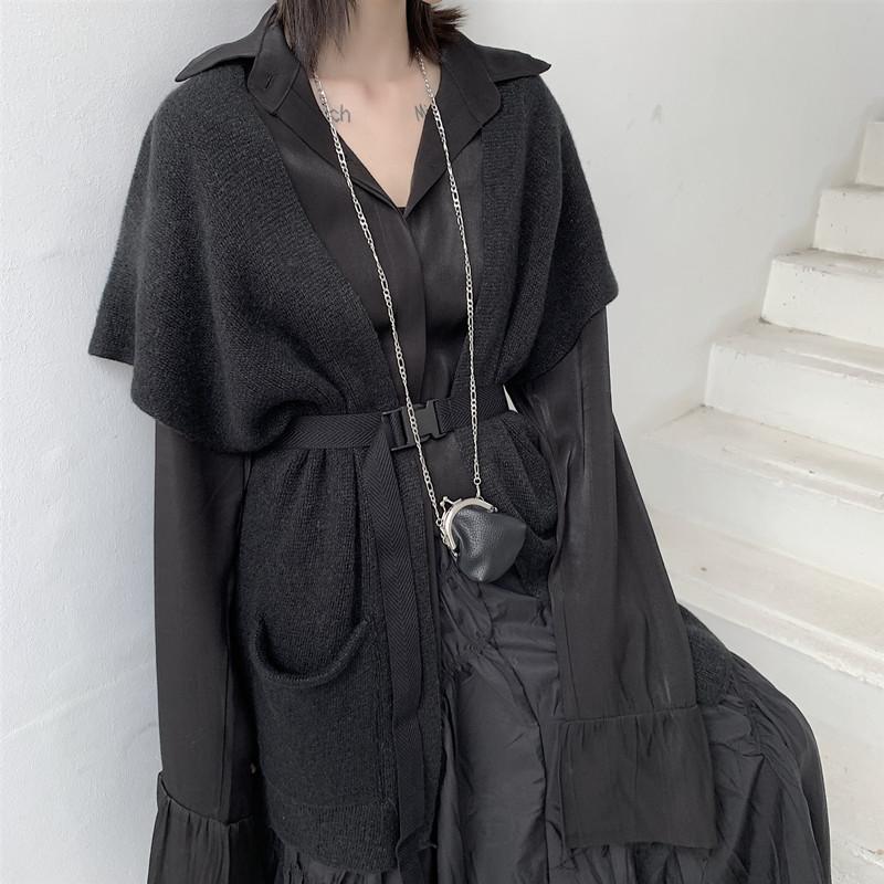 

Women's Knits & Tees Womens Designer Sweaters 2022 Winter Cardigan Casual Trends Original Knit Vest Black Sleeveless Waistcoat Ladies One Si