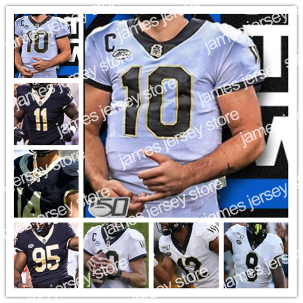 

James Custom College Wake Forest WF Football Jersey Sam Hartman Christian Beal-Smith Jaquarii Roberson Luke Masterson Traveon Redd Justice Ellison, Men grey with 150th