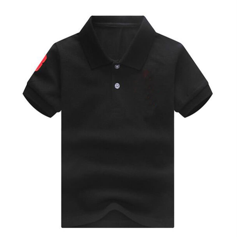 

Big children polo shirt with short sleeve lapel embroidery horse boys girls shirts summer polos t-shirt tops tee kids clothes for 326y, Gray