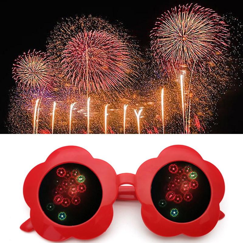 

Sunglasses Special Effect Glasses Shaped Fireworks Eyeglasses Watch The Light Change Diffraction Eyewear At Night Sunglass Christmas