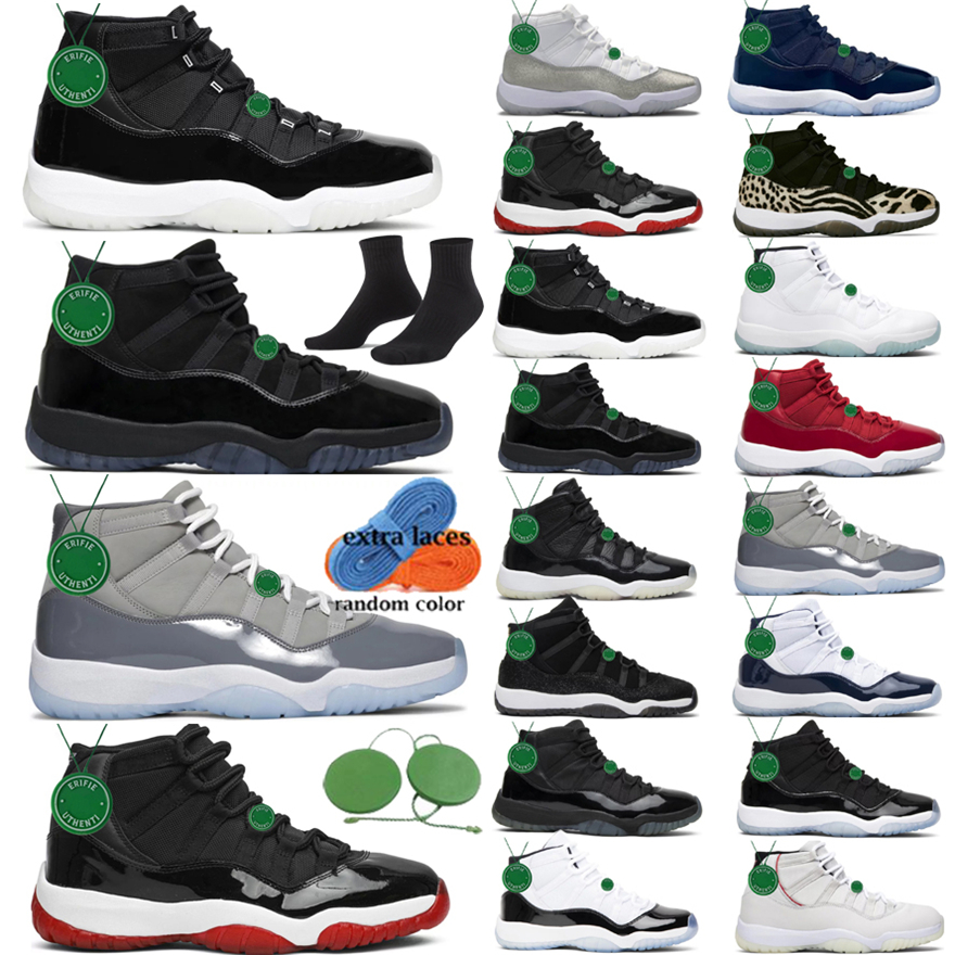 

Cool Grey 11s men Basketball Shoes Woman jumpman 11 Space Jam Cap and Gown Concord Platinum Tint Barons Legend Blue 25th Anniversary White Bred Cherry Sneakers, Color # 10