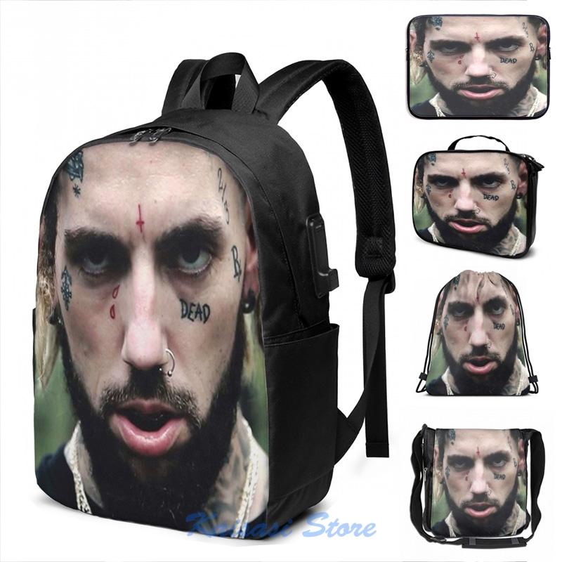 

Backpack $crim Ruby Suicideboys $uicideboy$ USB Charge Men School Bags Women Bag Travel Laptop, Drawstring bag
