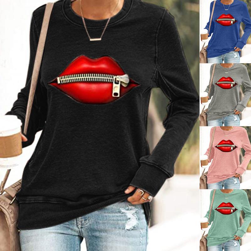 

Women's Blouses & Shirts White Collared Shirt Women Women's Casual Sleeve Long Printed Pullover Neck Loose Round Young Womens Dress Shir, Blue