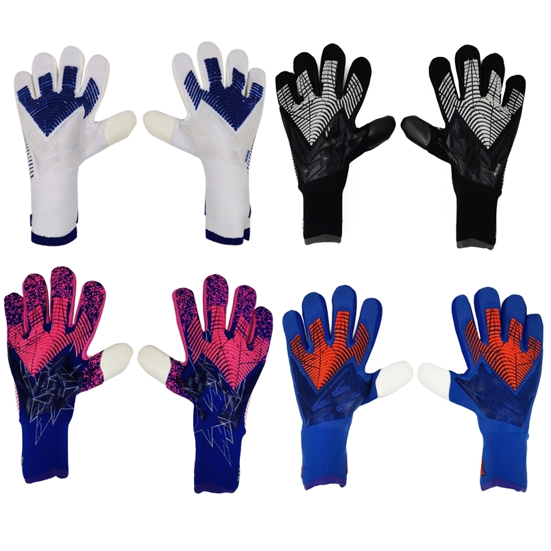 

Thickened Soccer Goalkeeper Gloves Predator Keepers gloves Men Goalie Football Training Guantes De Portero 220601, A19 green