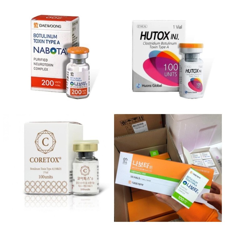 

Skin Care Botulaxs Nabotas Hutoxs ReNtoxs Innotoxs Meditoxins for Face Thin