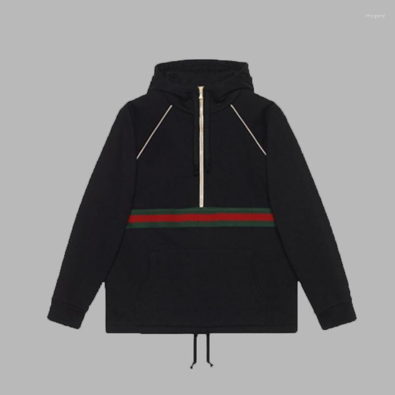 

Men' Sweater Hoodie Lazy Wind Pullover Half-Zip Breathable Trend Fashion Sweat-absorbent Sports Casual Wear With Black Top Imog22, Brown