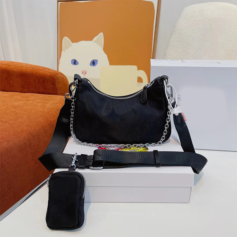 

Fashion Trend Small Fresh Ladies Luxury Designer Bag Crescent Bags Armpit Bag Diagonal Shoulder Chest Handbags Letter Chain Wallet, Sku