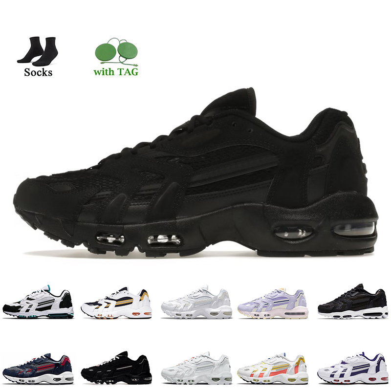 

Triple Black 96s Running Shoes 96 White Bright Mango Goldenrod Magic Ember Midnight Navy Women Mens Trainers Sports Blackened Blue Purple, B8 triple white 36-45