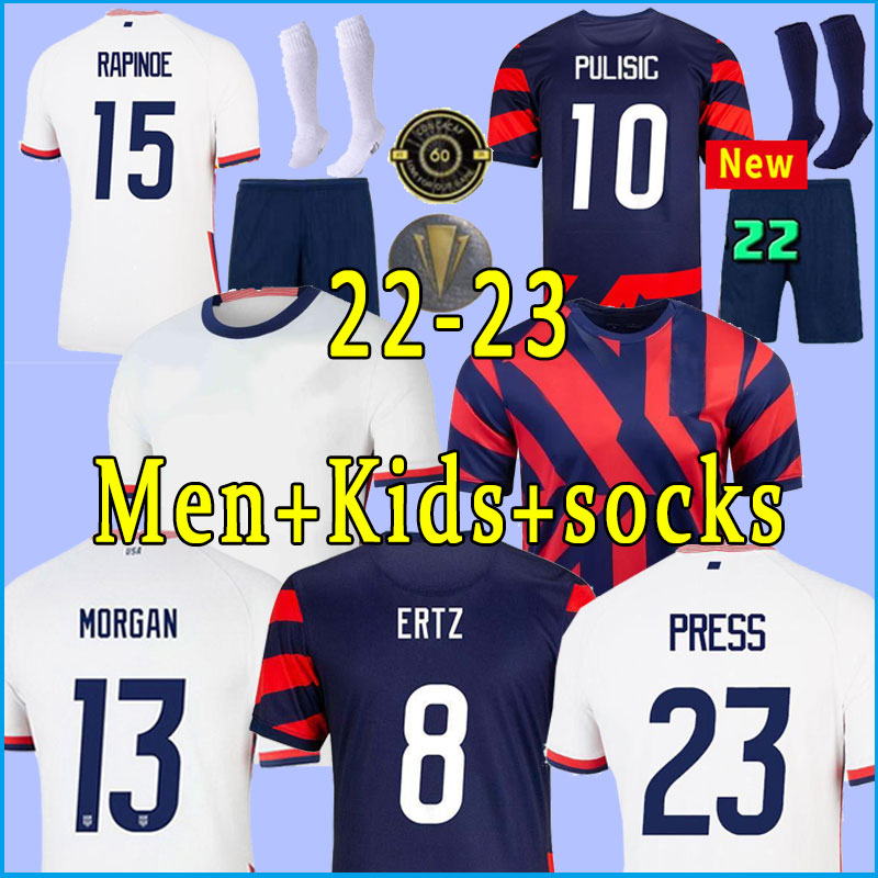 

PULISIC MCKENNIE Soccer Jersey AARONSON 2021 Sargent MORGAN LLOYD America Football jerseys Shirt Camisetas woman men KIDS DEST MUSAH UsAs Robinson ARRIOLA PEPI, Home+patch