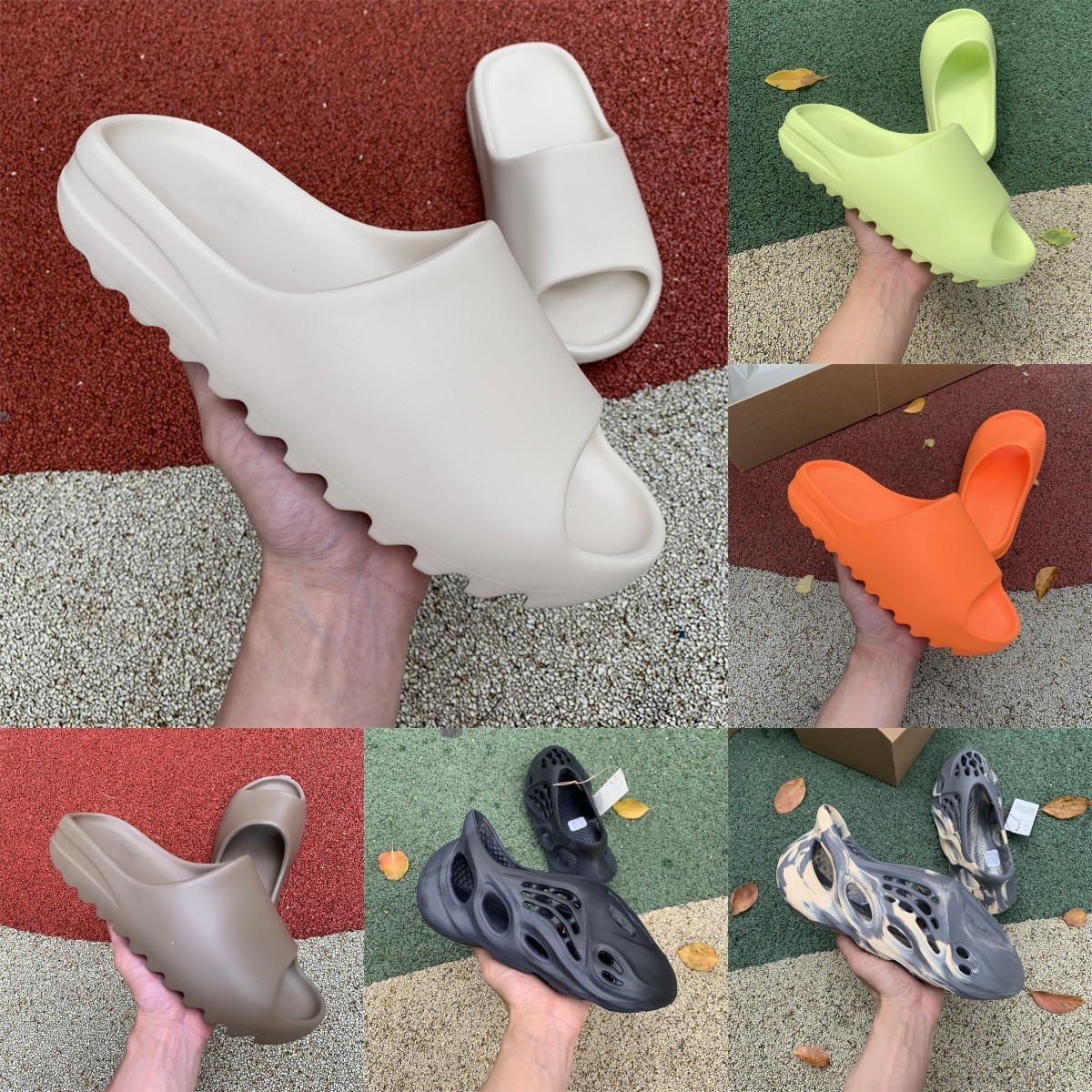 

Slides Slippers Desert Sand Summer Sandals Brown Flat Mens Women Enflame Orange Resin Slide Graffiti Bone Rubber MXT Moon Gray Mineral Blue Glow Designers Y001, Please contact us