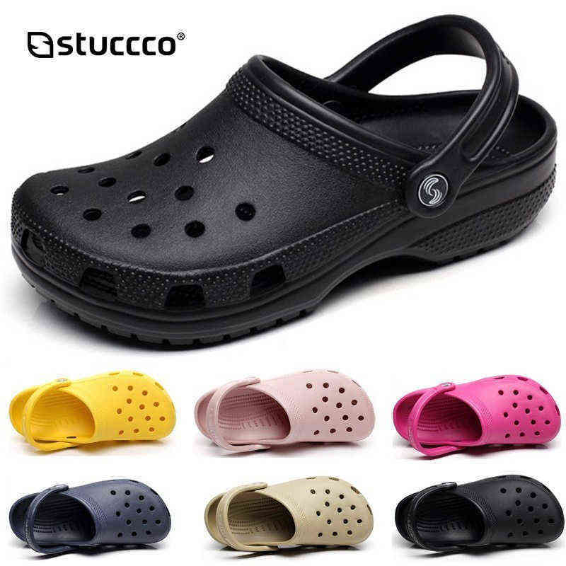 

sandals Beach Shoes Women Clogs New Casual Rainbow Garden Anti-Slip Sandals Girl Fashion Slides Outdoor Sandy 220623, N783orange