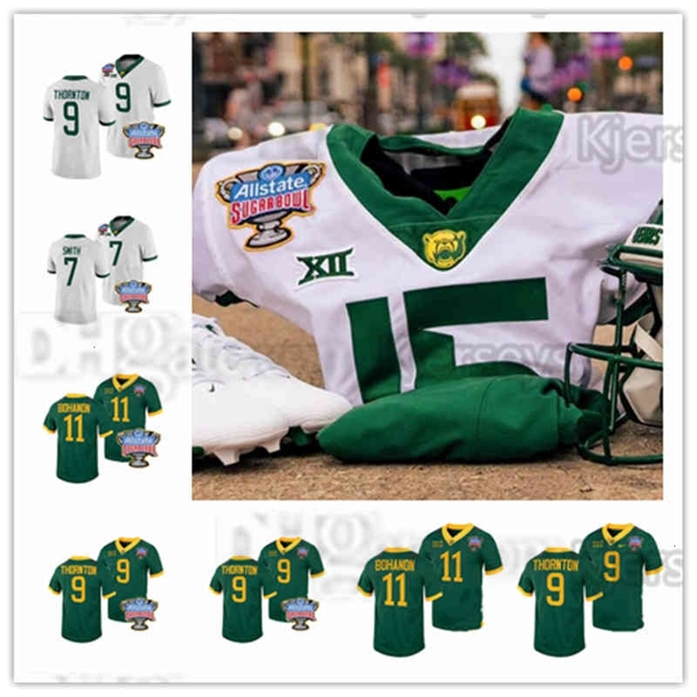 

A001 Baylor Bears 2022 Sugar Bowl NCAA College Football Jersey Gerry Bohanon Abram Smith Tyquan Thornton Terrel Bernard JT Woods Blake Shapen, White men s-3xl