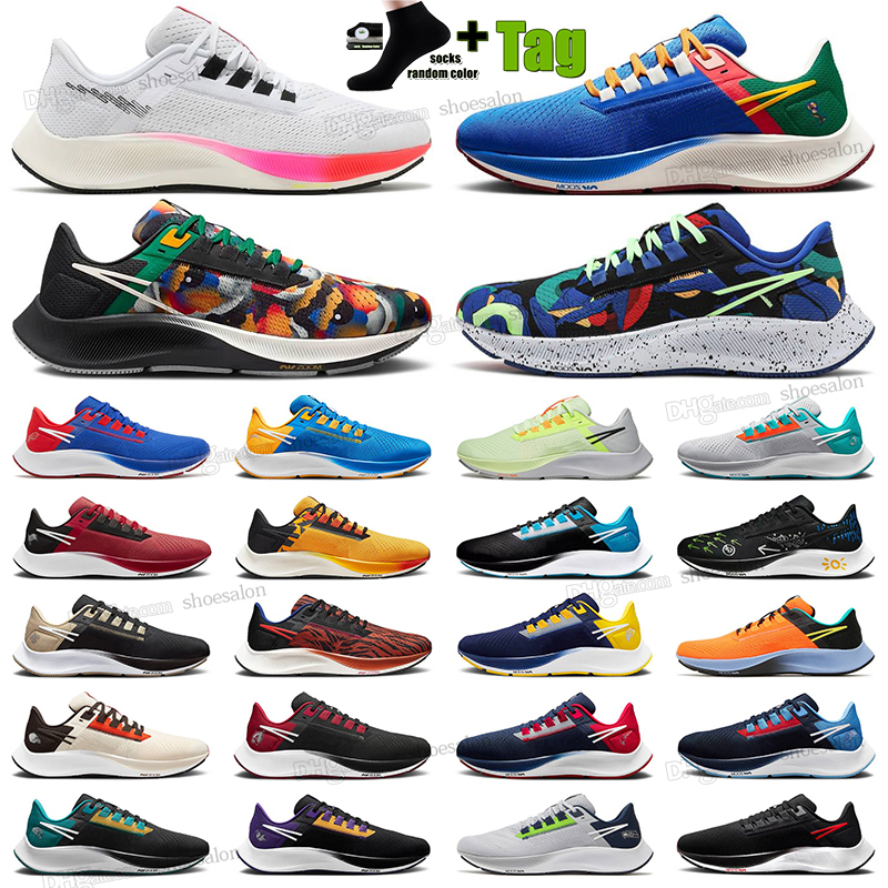 

2022 new Pegasus 38 running shoes generation knitted mesh fashion womens mens metal black and white pink green brown black Trainers Sports Runner Sneakers, Shoesalon