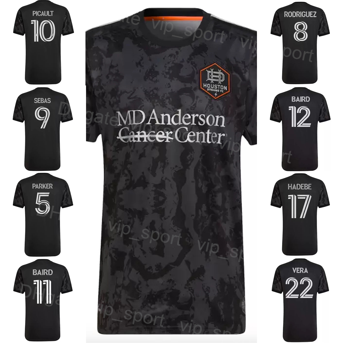 

22/23 MLS Houston Dynamo 23 QUINTERO Soccer Jersey 10 PICAULT 19 PASHER 18 HADEBE 3 LUNDQVIST 20 CARRASQUILLA 12 BAIRD 8 RODRIGUEZ 22 VERA FERREIRA Football Shirt Kits, Black