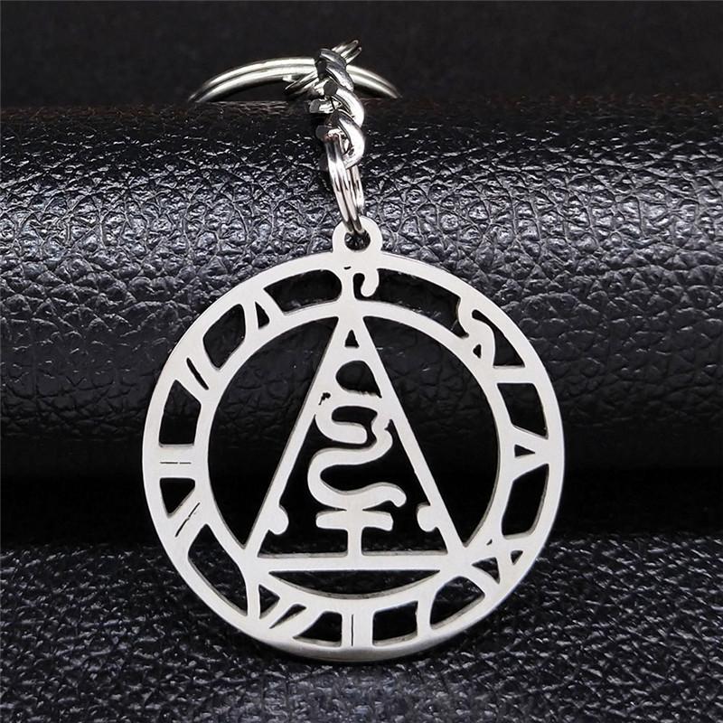 

Keychains Metronone Amuleto Scalp Metroons Cubo Metrone Silver Color Stainless Steel Keychain Men Jewelry Llaveros Para Hombre N1058S07