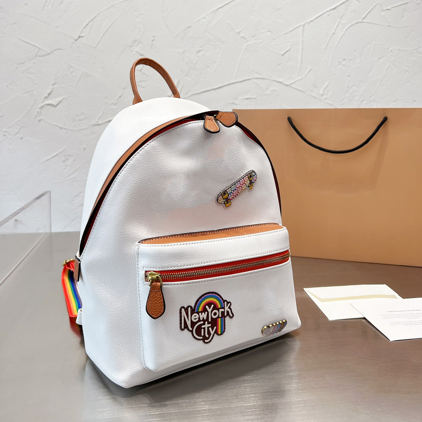 

Women Backpack Girl bags Genuine Leather Backpacks School Style Bookbag Climbing Bags Message fashion Boy Pockets Great Hardwear Matching Packs, Pocket