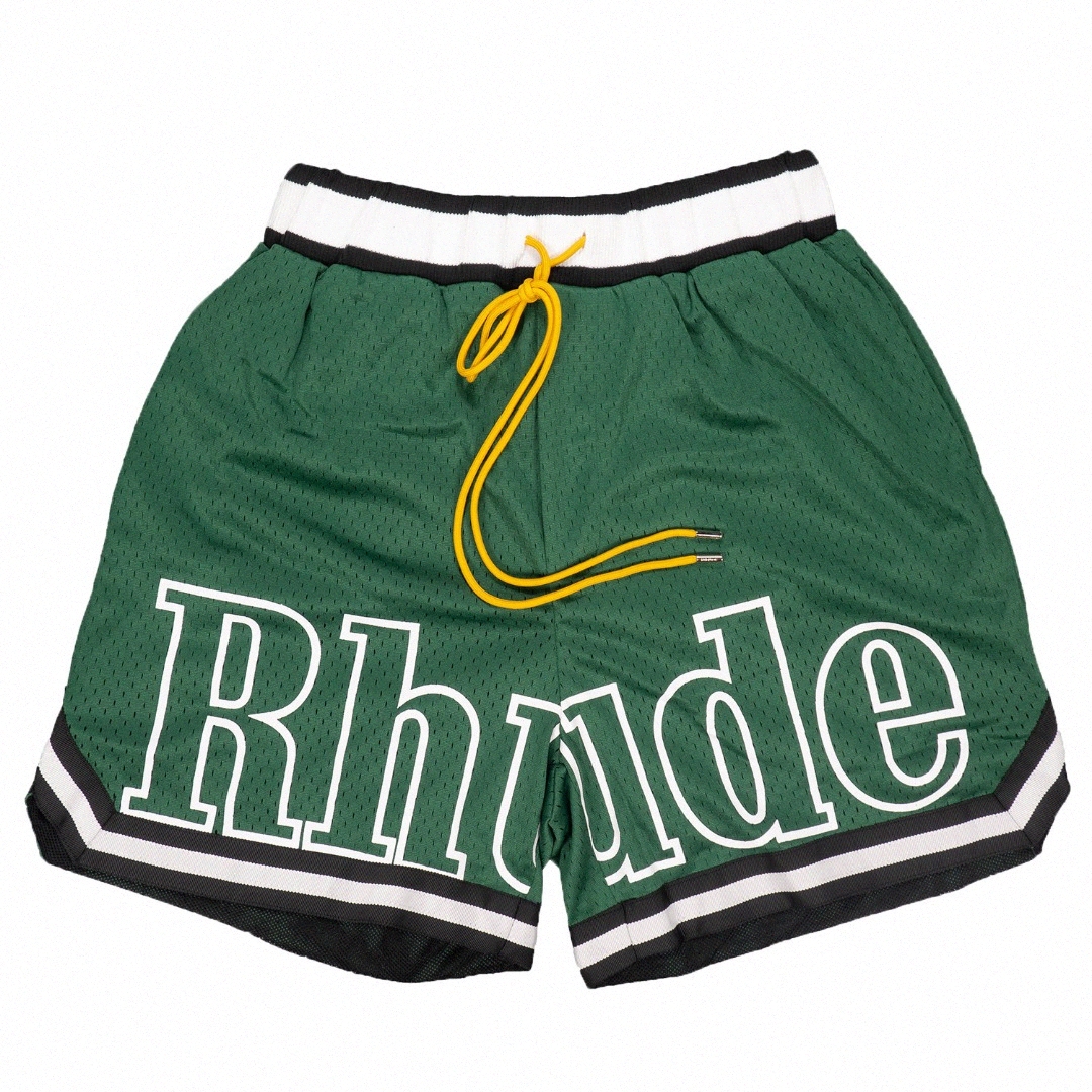 

2022 rhude Mens Shorts Athletic Casual Mesh Short Men Womens High Quality Classic Beach Fashion Luxury Designer Casual Street Hip Hop Couples V06v#