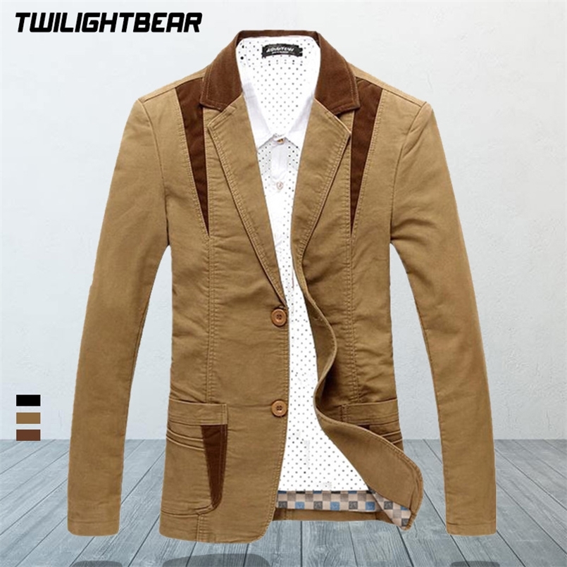

Men's Tracksuits Mens Casual Blazer Oversize Coat Male Fashion Suit Jacket Men Slim Fit Clothing Vetement Homme 6XL AF8012 220826, Black