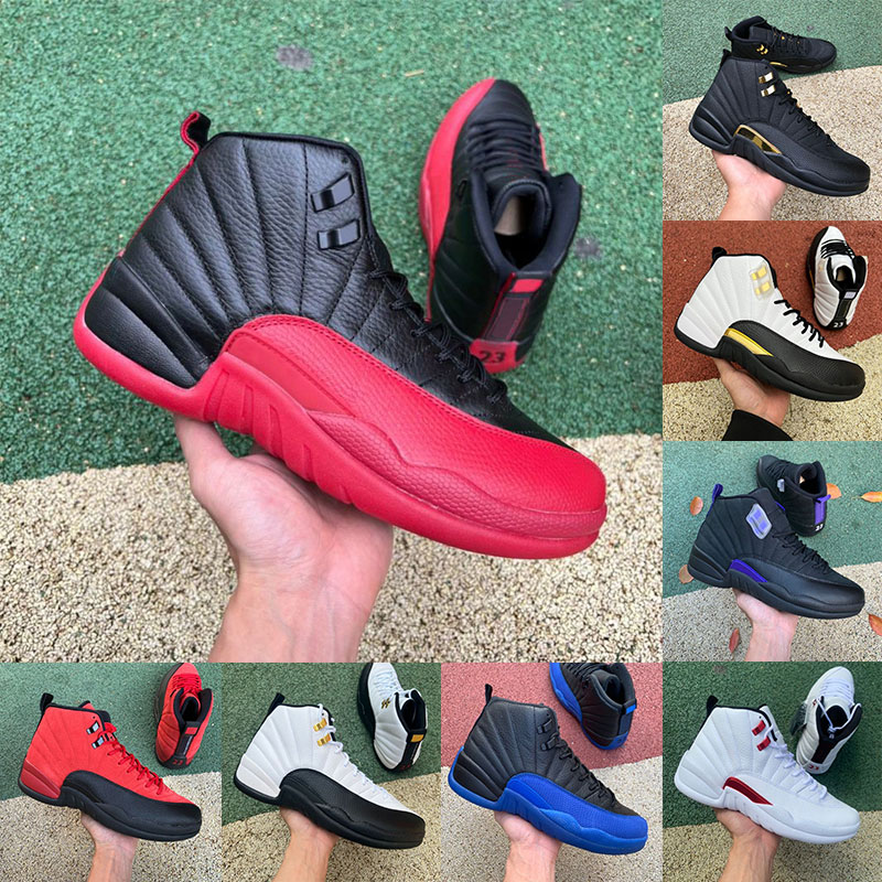 

12 Men Basketball Shoes Jumpman 12s Black Taxi Twist Royalty Utility Dark Concord Game Royal Playoff Mens Outdoor Sports Sneakers