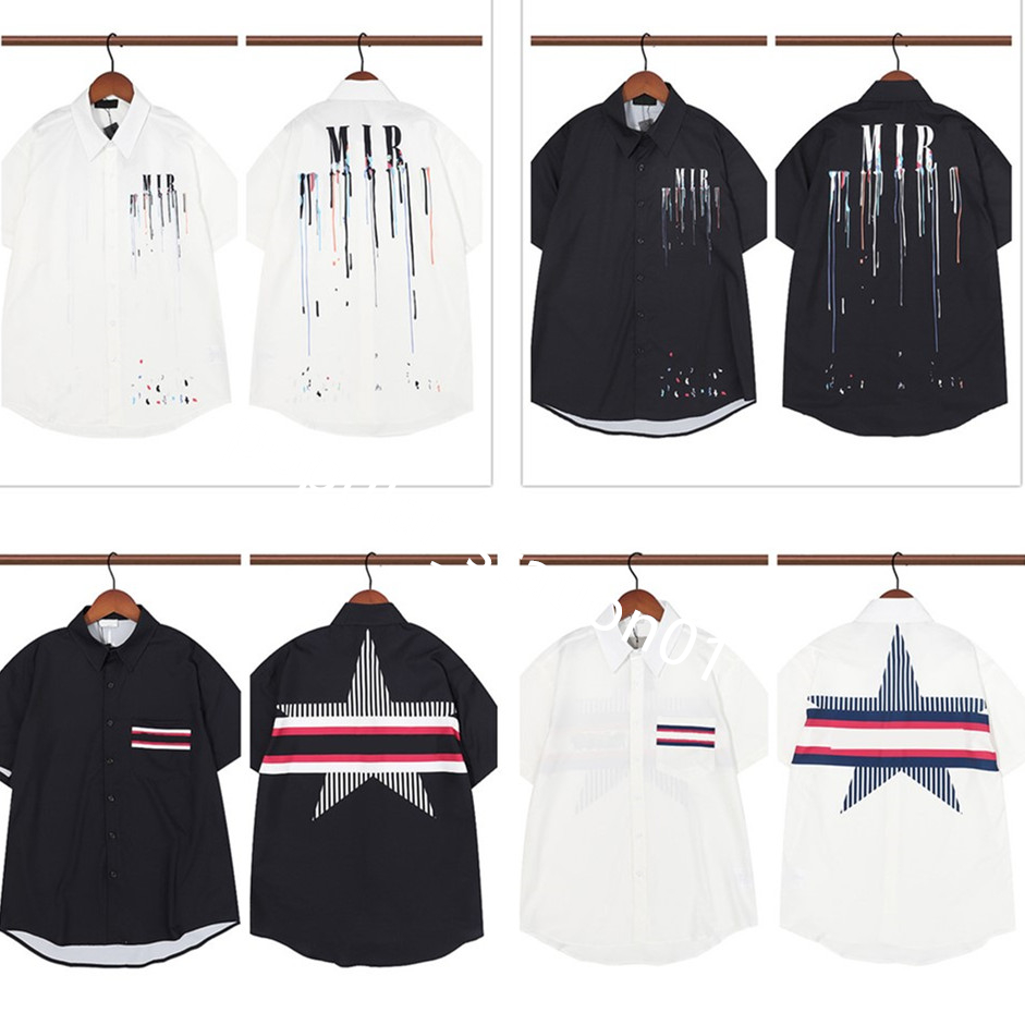 

New Mens Letter Print T Shirts Black Fashion Designer Summer High Quality Top Short Sleeve M-2XL 001, 18
