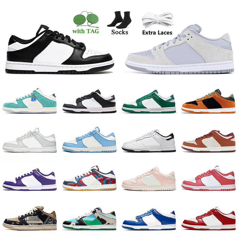 

2022 Platform Sneakers Women Mens Low Running Shoes Black White Summit Chunky Laser Orange Parra UNC Coast Grey Archeo Pink Lows Sports Trainers, A23 36-47 university red