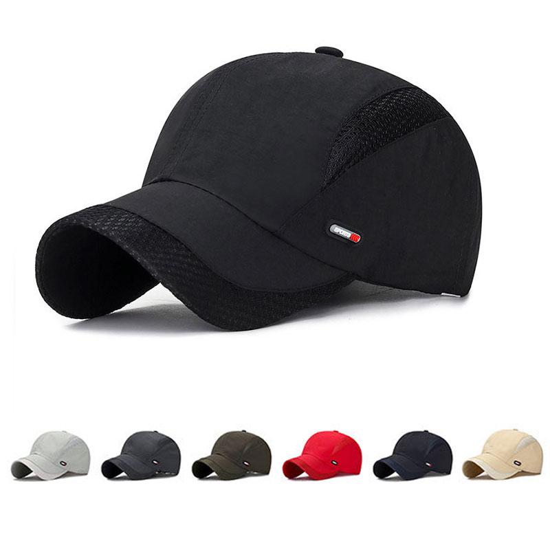 

Berets Peaked Cap Solid Color Sun Protection Casual Breathable Mesh Quick-drying Sports Caps Hats Baseball, 01