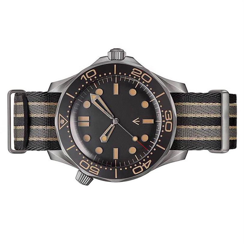 

Automatic Mechanical Movement Diver 300M 600m 007 Edition Mens Watch Master Men Watches Sports Wristwatches281y, Black