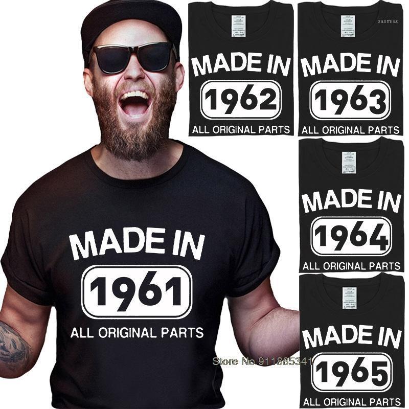 

Men's T-Shirts All Original Parts T-Shirt Birthday Cotton In 1961-1965 Design Retroed Unique Tee Shirts Crew Neck Natural Slim Fit, Blue4