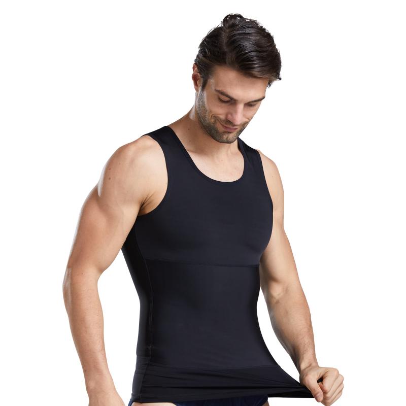 

Men's Body Shapers Men's Shaper Tank Tops Firm Tummy Conrol Quality Sports Shapewear Chest Binder Waist Trainer Compression VestMen's