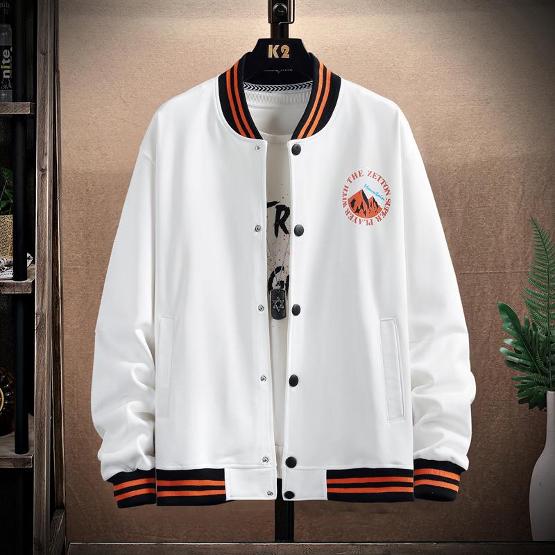 

Men's Jackets Arrival Patchwork Single Breasted Appliques Bomber Jacket Men Embroidery Fashion Baseball Uniform Casual Coat MenMen's, Khaki