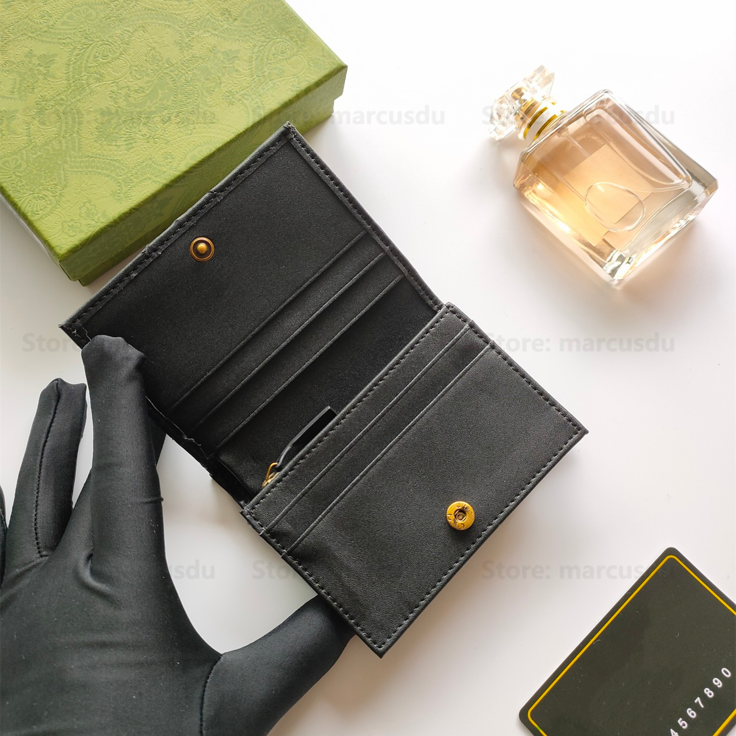 Portefeuille portefeuille portefes de bourses de bourse pour femmes supports de sacs de bourse pour hommes coins de luxe clés concepteurs de cart