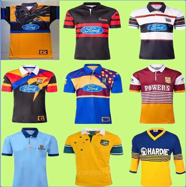

Australia Retro Sydney Roosters Super Rugby Jersey Hurricanes Crusaders Blues Highlanders shirt Brisbane Broncos HOLDEN BLUES Parramatta Eels Knights, Black