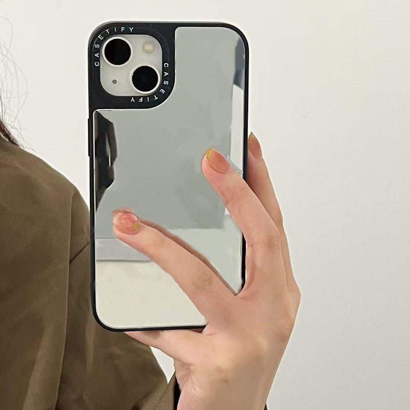 

2022 Designer Luxury Phone Cases For Iphone 11 11 Promax 12 13 Pro Max Flower Fashion Brand Phones Cases With Mirror Background D2206216Z, Black letter