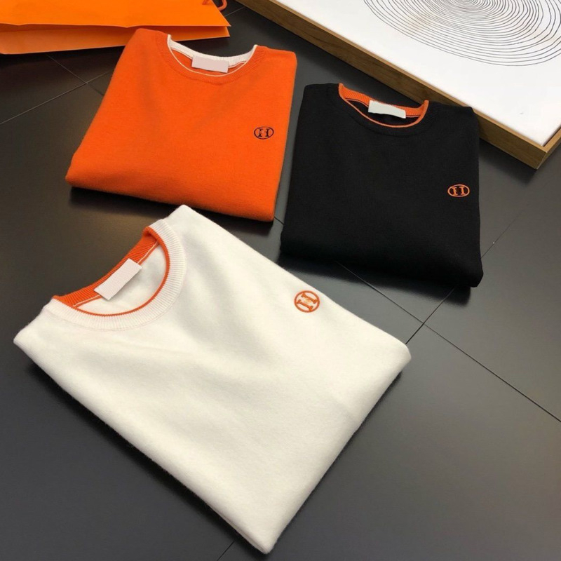 

Designer sweater embroidery hoodie men wool sweaters casual sweatshirt pullover jacket 008, Black