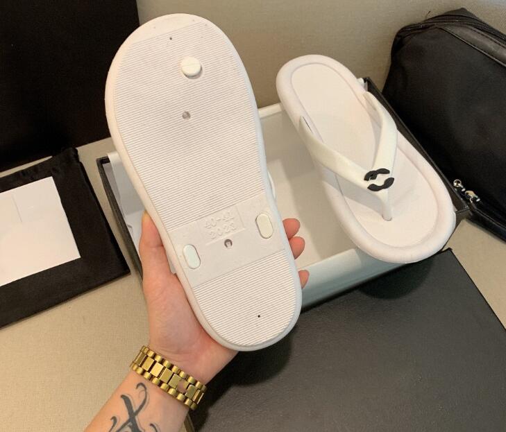 

Designer Women Sandals Classic Slippers Real Leather Slides Platform Flats Shoes Sneakers size36-40 CC649, White