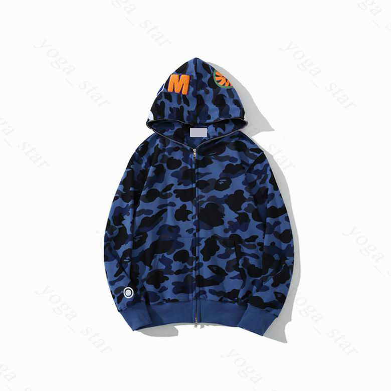 

Men Mens Hoody Womens Deisigners Hoodies Fashion Stylist Cartoon Shark Printing Jacket Man Casual Sweatshirts Size M-3XL ZU0E