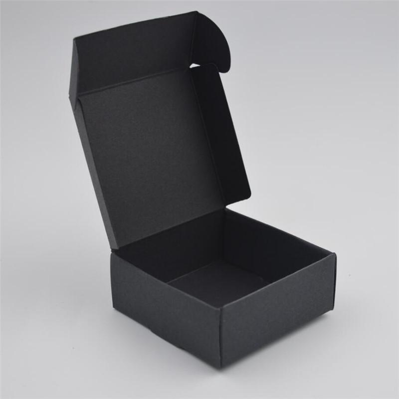 

Gift Wrap 20pcs Small Kraft Paper Packaging Box,white Cardboard Handmade Soap Candy Box,black Craft Box,brown Jewelry Box