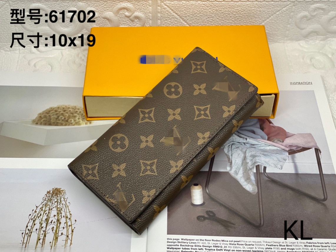 

Sarah Wallet top quality long envelope flap wallets designer key card coin holders purse leather mini Pochette clutch bag