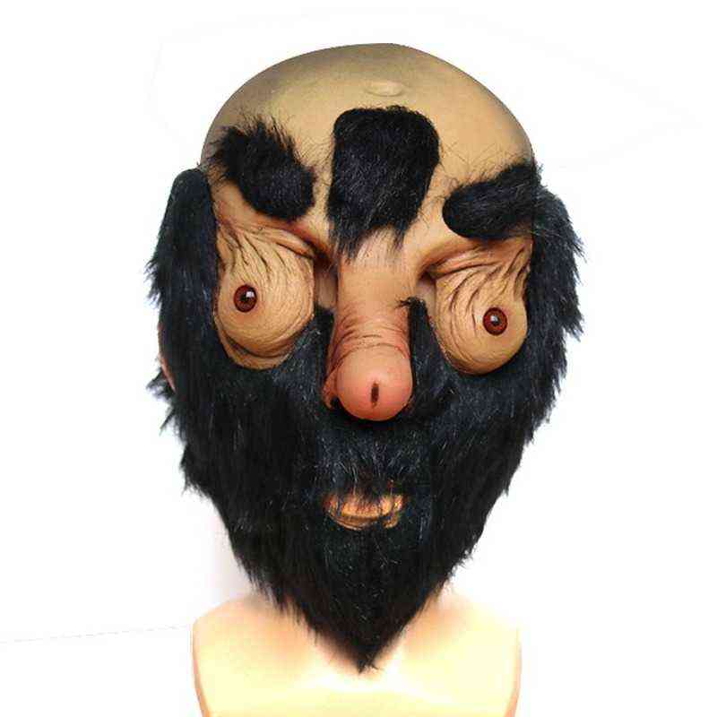 

Halloween Mediterranean Hardcore Mask Disgusting Cosplay Costumes Props Joker Dick Terror Funny Face Latex Mask L220711