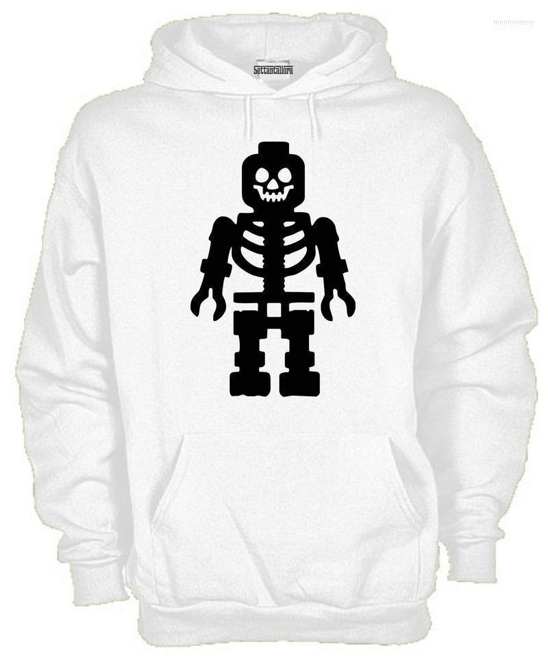 

Men' Hoodies & Sweatshirts Hooded Sweatshirt Skull T-Shirt Gift Funny Cotton Man Mont22, White
