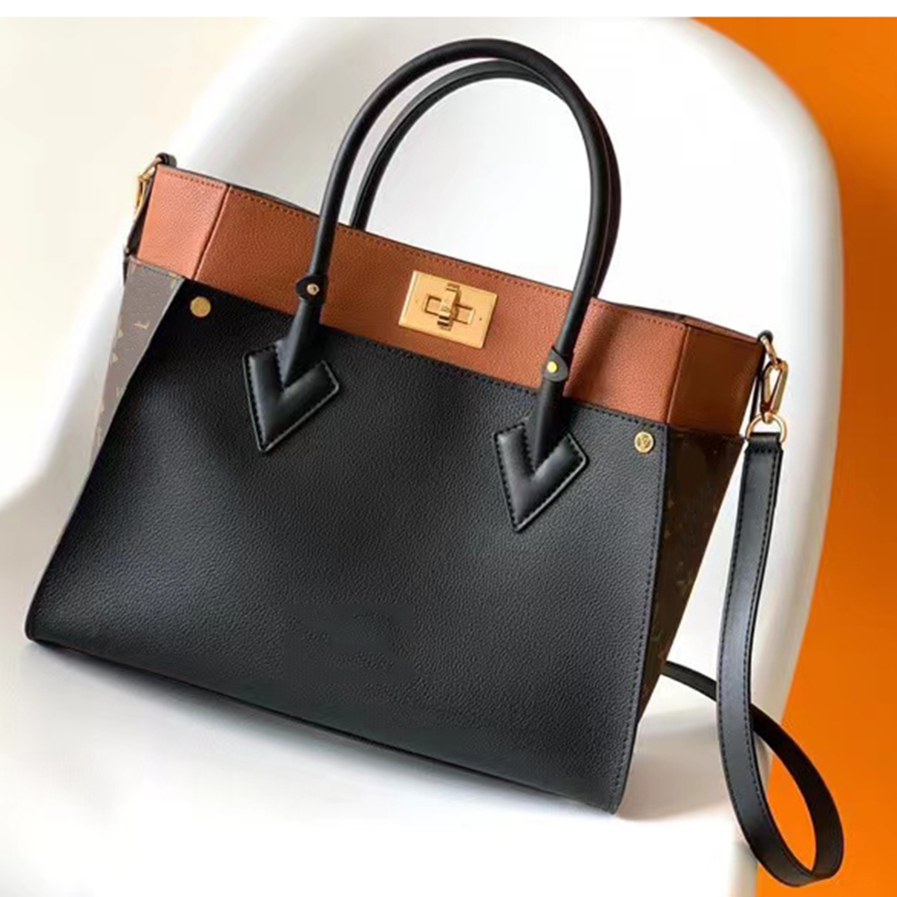 

Designer luxury handbags purse On My Side bags elegant stitching fine grain calf shoulder strap handbag onmyside, Customize