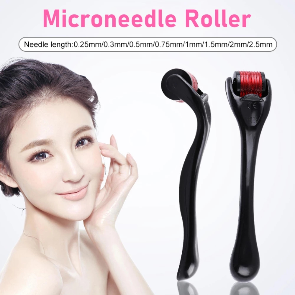 Rollers Derma Roller 540 Dermaroller Micro Needle Titanium Microneedling Hair Regrowth face lift ance removal-image-769058640