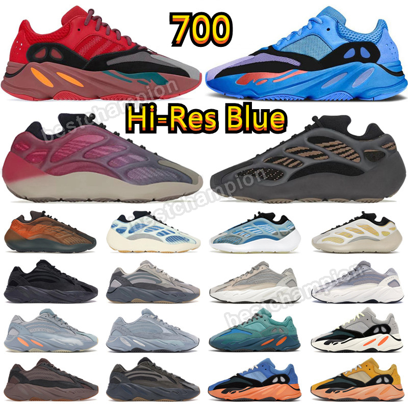 

Top Quality 700 V2 V3 Running Shoes Inertia 3M Reflective Tephra Runner Solid Sun Grey Black Vanta Men Women Sport Sneakers Eur 36-45, Box