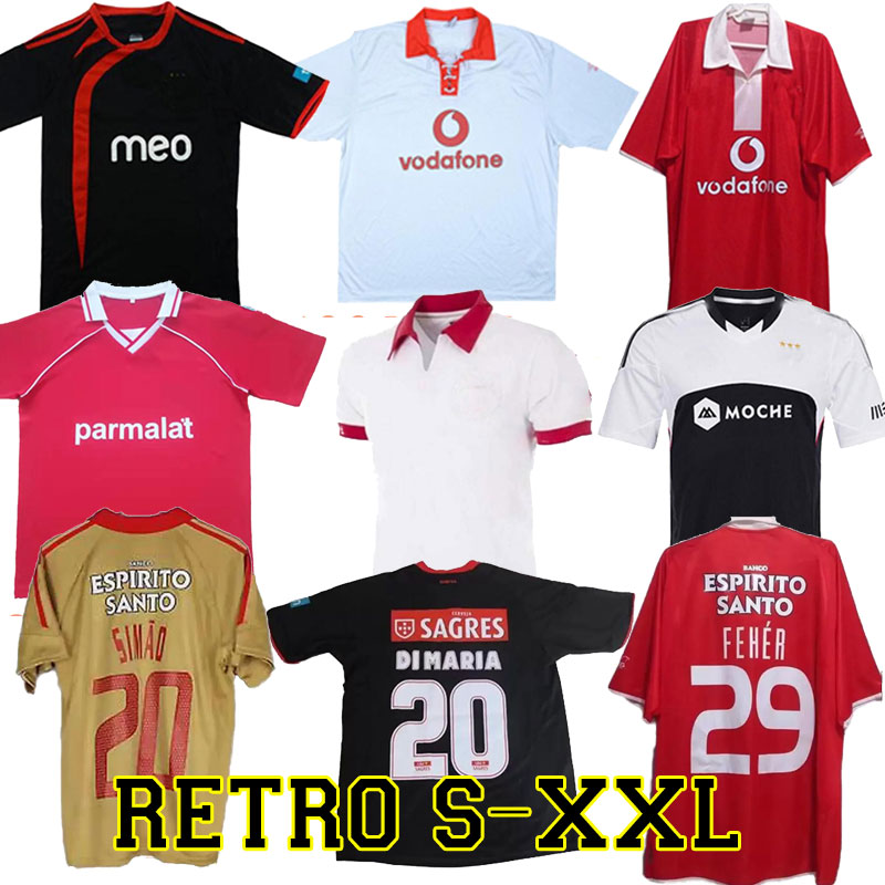 

retro Soccer Jerseys bENfIca 1961 94 95 214 Gomes Nuno Matic Simao di Maria Rodrigo Aimar Cardozo David Luiz Miguel Classic Vintage Football Shirts 04 05 09 10 13 14