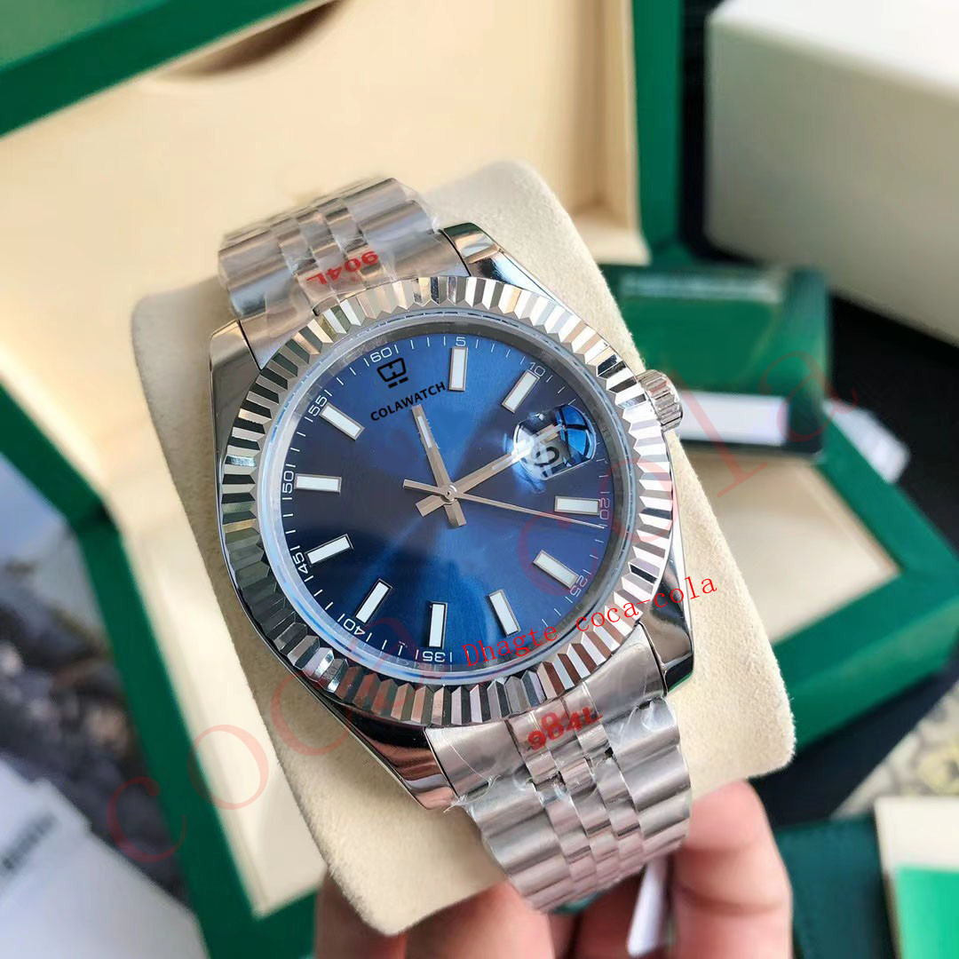 

Fashion waterproof watches A brand-new Date 41mm Stainless 904L V7 TOP version automatic mechanical Log series Watch Bracelet Men Diver 100M Wristwatch