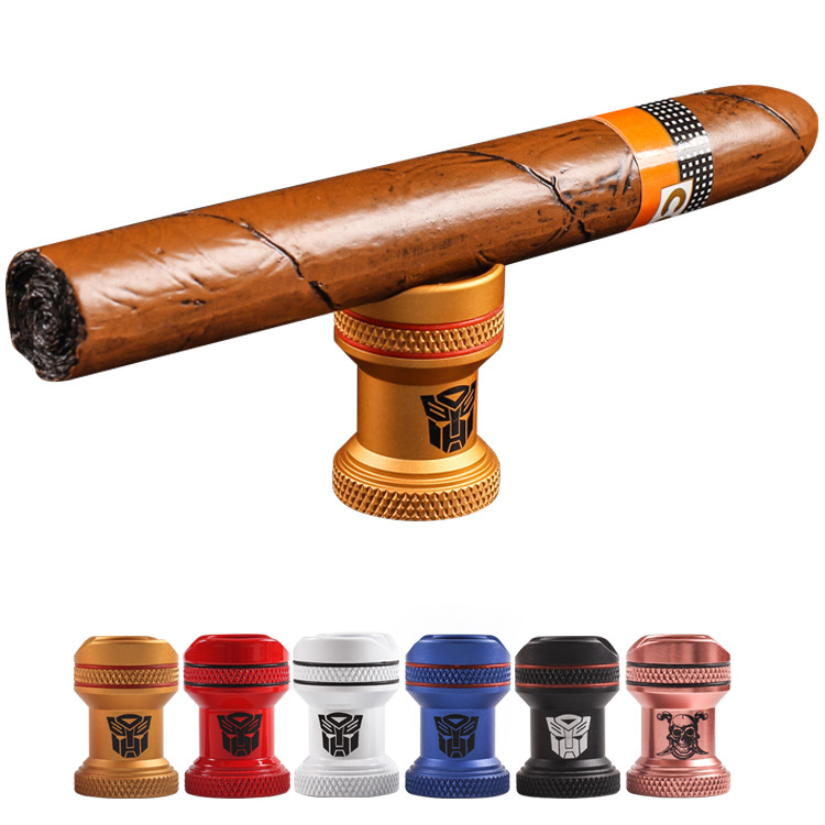 

Cigarism Vintage Pure Copper Alloy Punch Cigar Holder travel portable metal