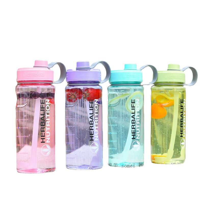 

Herbalife Nutrition 1000 ml Shaker Camping Hiking Portable Straw Sport Bottle