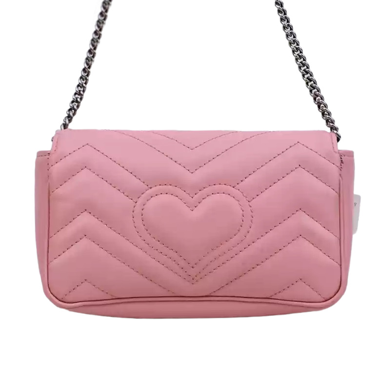 

Luxury women shoulder bags womens chain crossbody bag fashion quilted heart leather handbags female famous designer totes purse 26cm and 22cm, Customize
