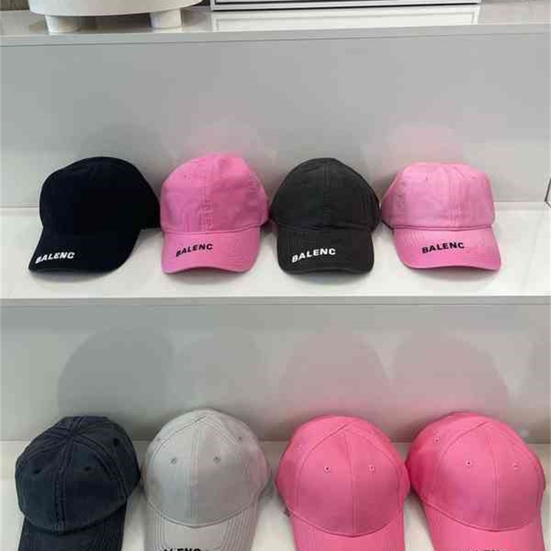 

designers hat luxurys baseball caps balencaigcap New washed denim of B family right edition four seasons fashion Paris embroidered letter brand, Black lettering with grey brim