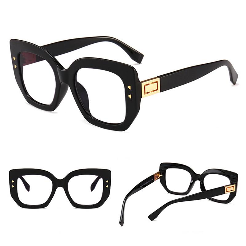 Sunglasses Brand Fashion Square Reading Glasses For Women Optical Clear Large Frame Presbyopia Eyeglasses Points 1.5 2.0 Anti Blue LightSung